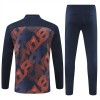 Olympique de Marseille Trainings Sweatshirt Quarter-Zip 2024-25 Navy
